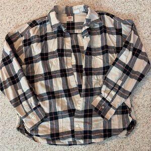 Levi’s Flannel Button Up Top